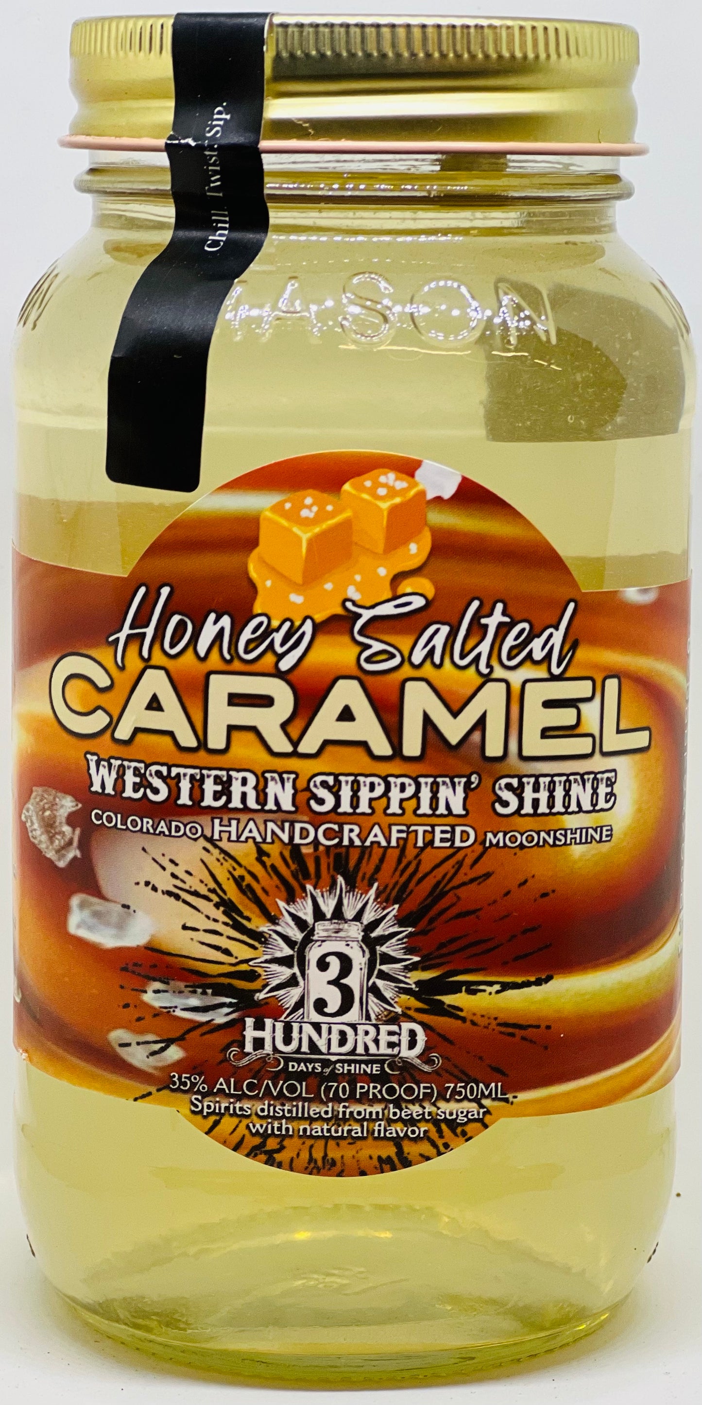 Honey Salted Caramel Moonshine - 3 Hundred Days of Shine