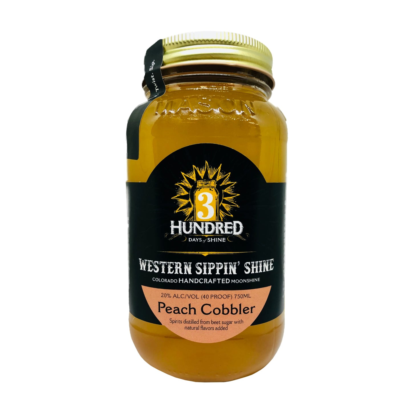 Peach Cobbler Moonshine - 3 Hundred Days of Shine