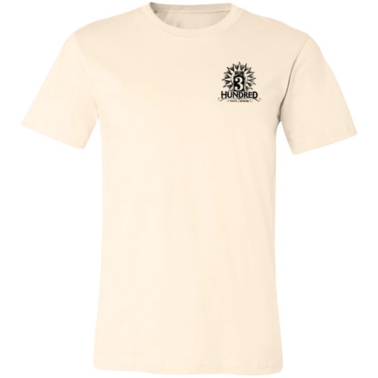 No One Fights Cancer Alone - Black - 3 Hundred Days - Unisex Jersey Short-Sleeve T-Shirt