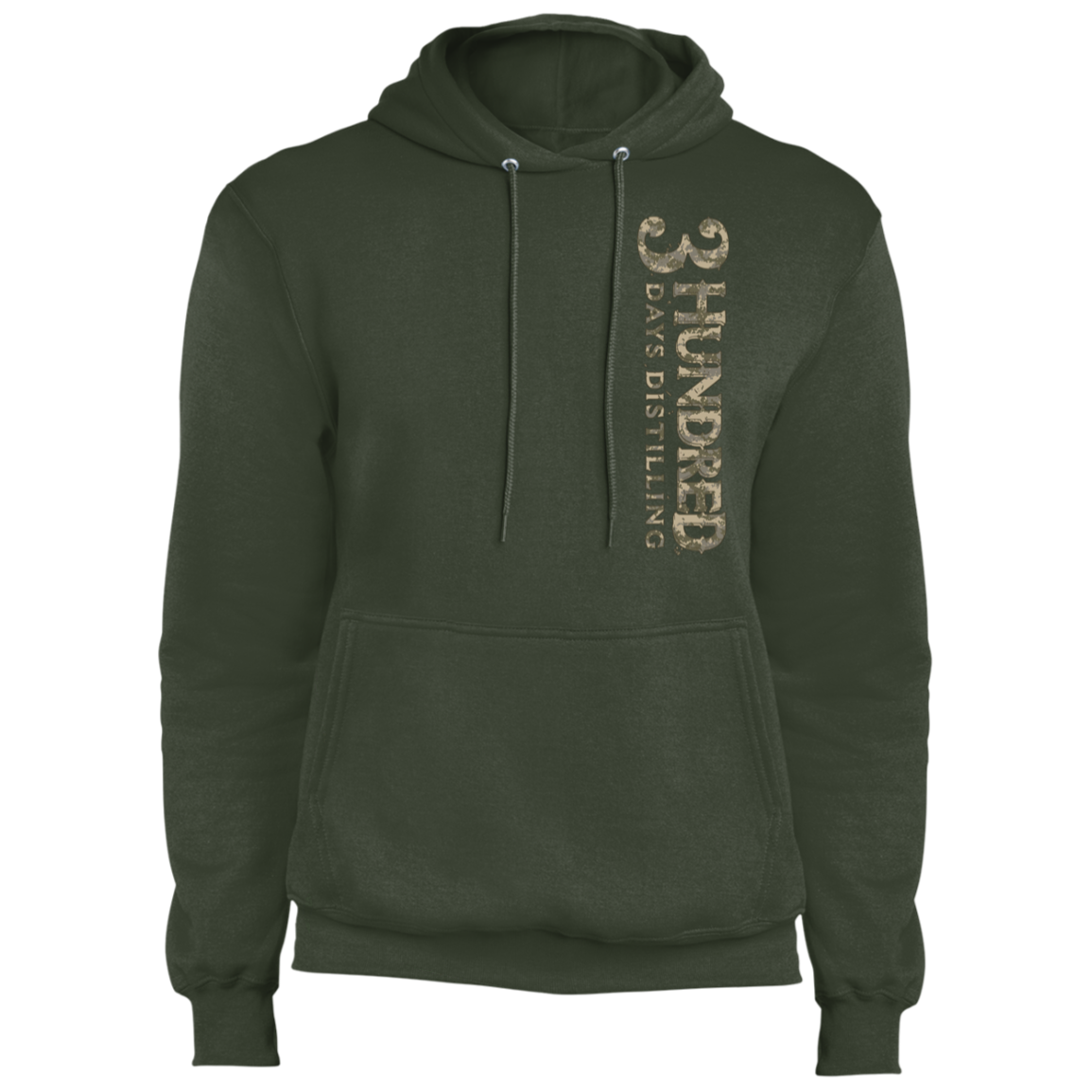 3 Hundred Days Vertical - Digi Camo - Core Fleece Pullover Hoodie