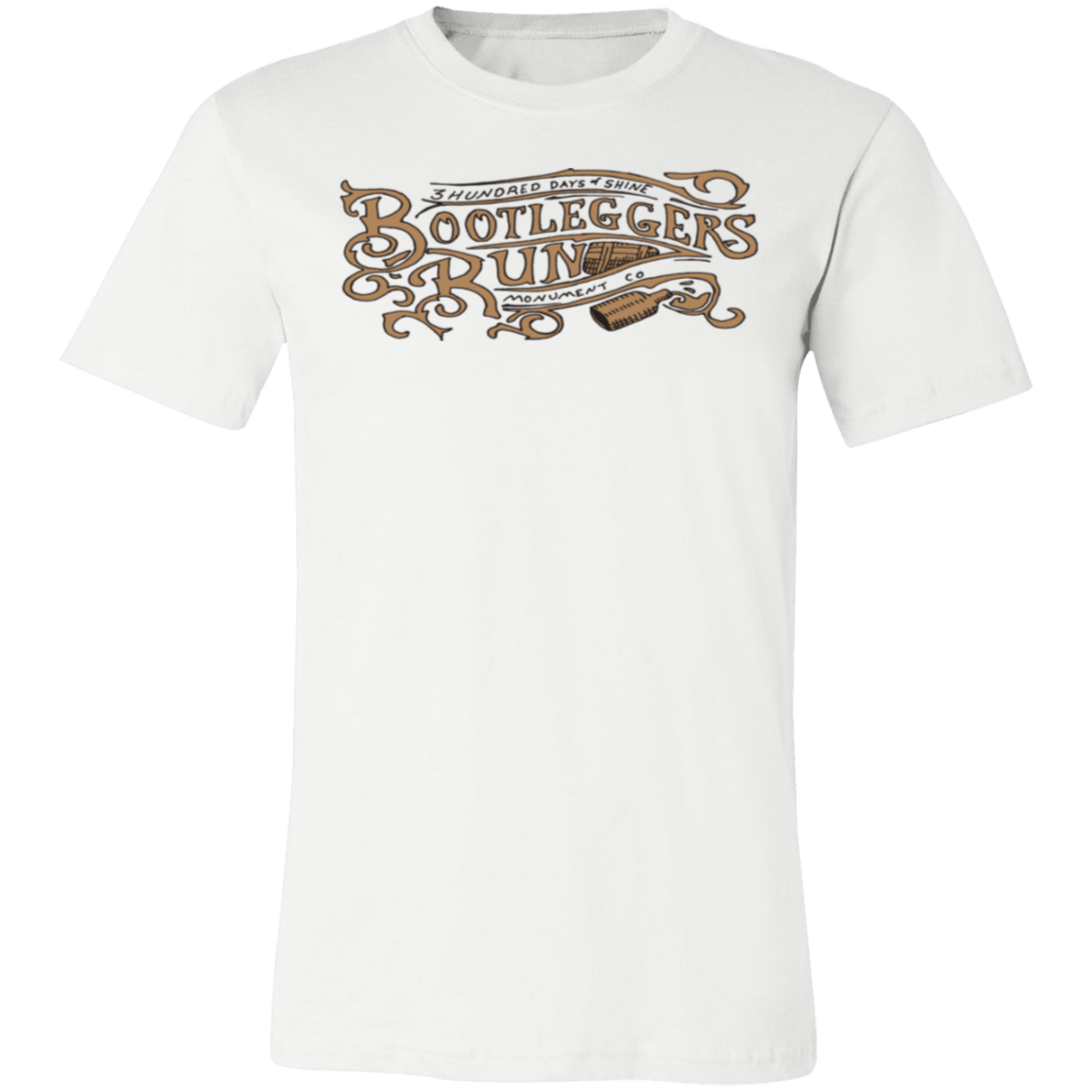 Bootleggers Run - 3 Hundred Days - Unisex Jersey Short-Sleeve T-Shirt