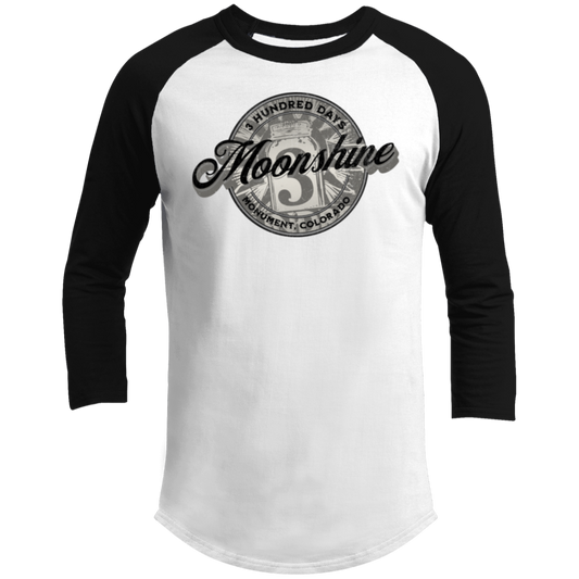 Moonshine - Embossed - 3 Hundred Days - 3/4 Raglan Sleeve Shirt