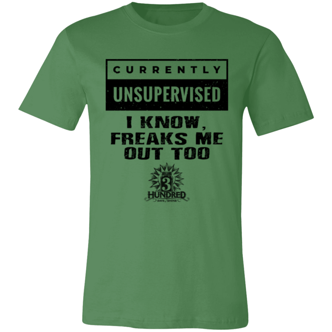 Currently Unsupervised - 3 Hundred Days - Unisex Jersey Short-Sleeve T-Shirt