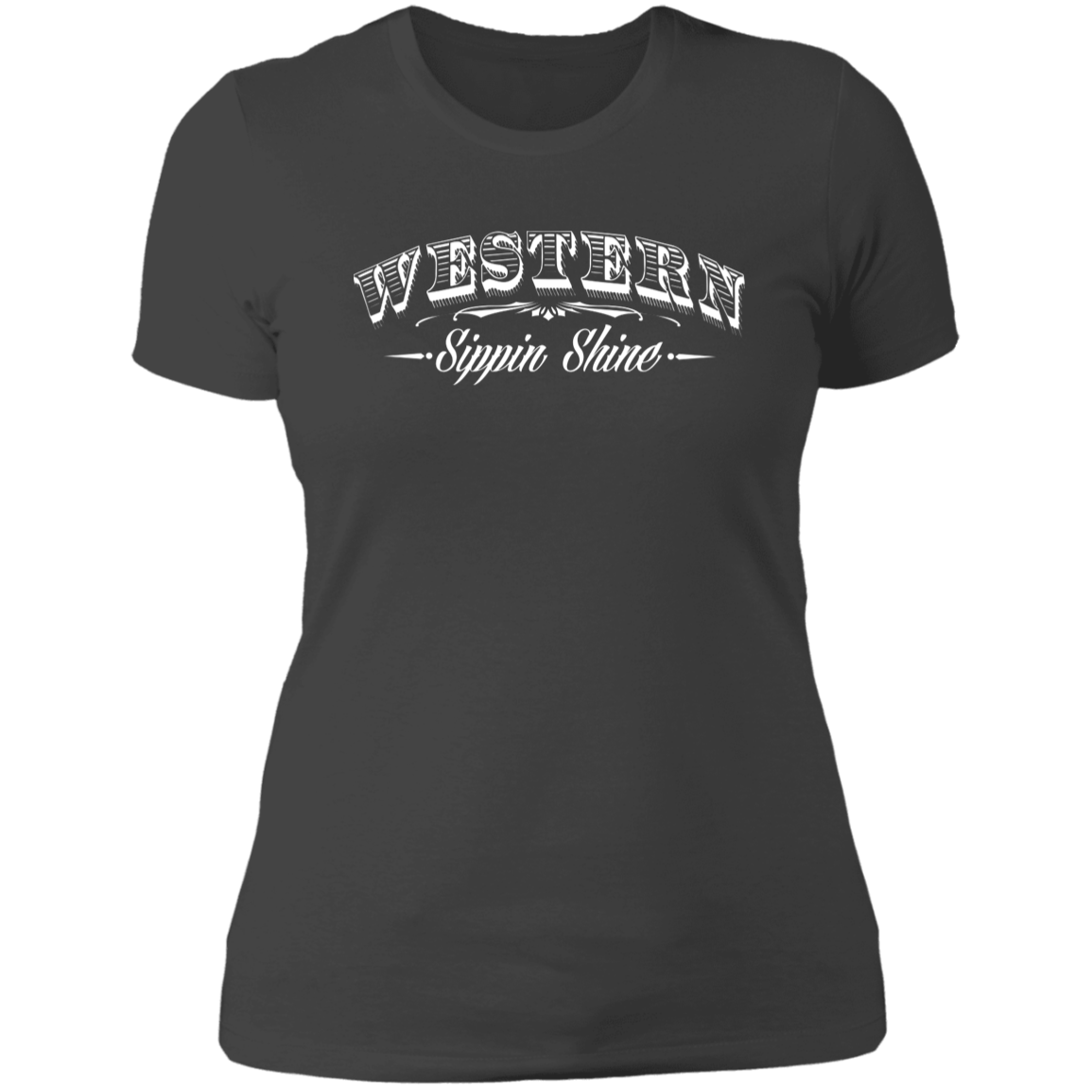 Western Sippin Shine - 3 Hundred Days - Ladies' Boyfriend T-Shirt