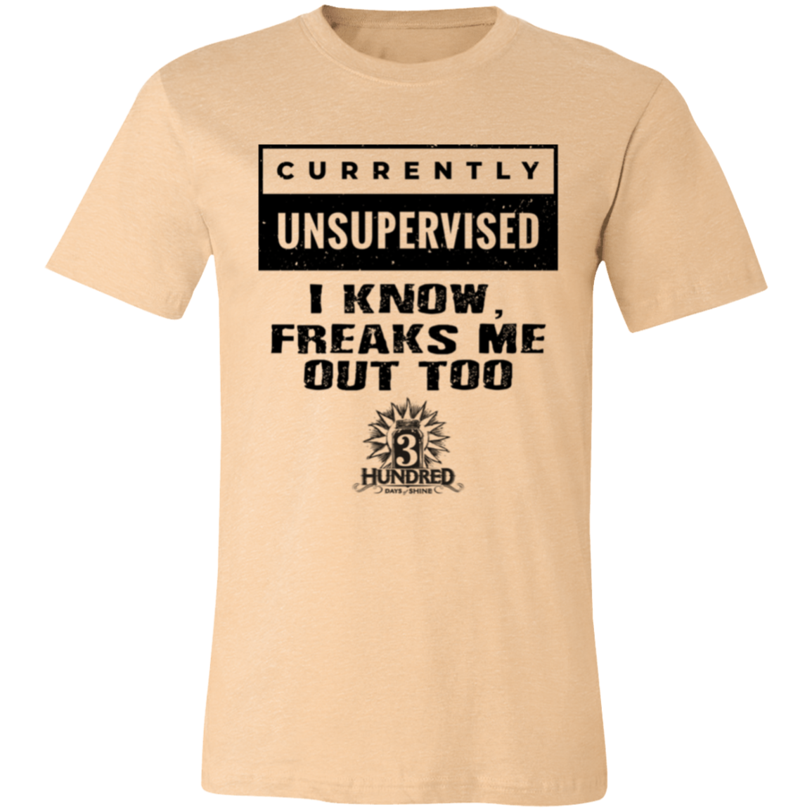 Currently Unsupervised - 3 Hundred Days - Unisex Jersey Short-Sleeve T-Shirt