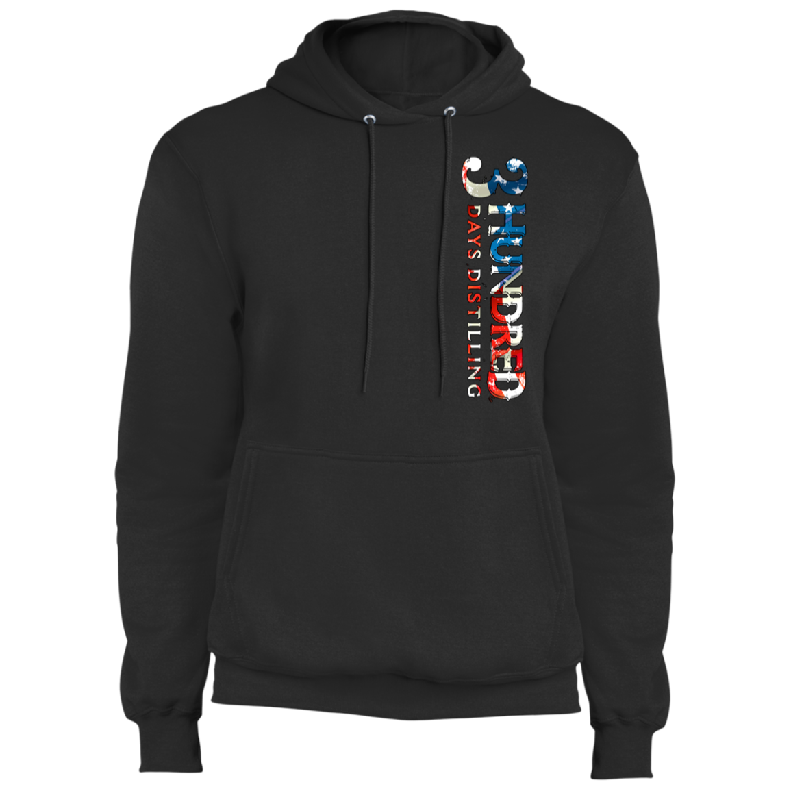 3 Hundred Days Vertical - USA - Core Fleece Pullover Hoodie