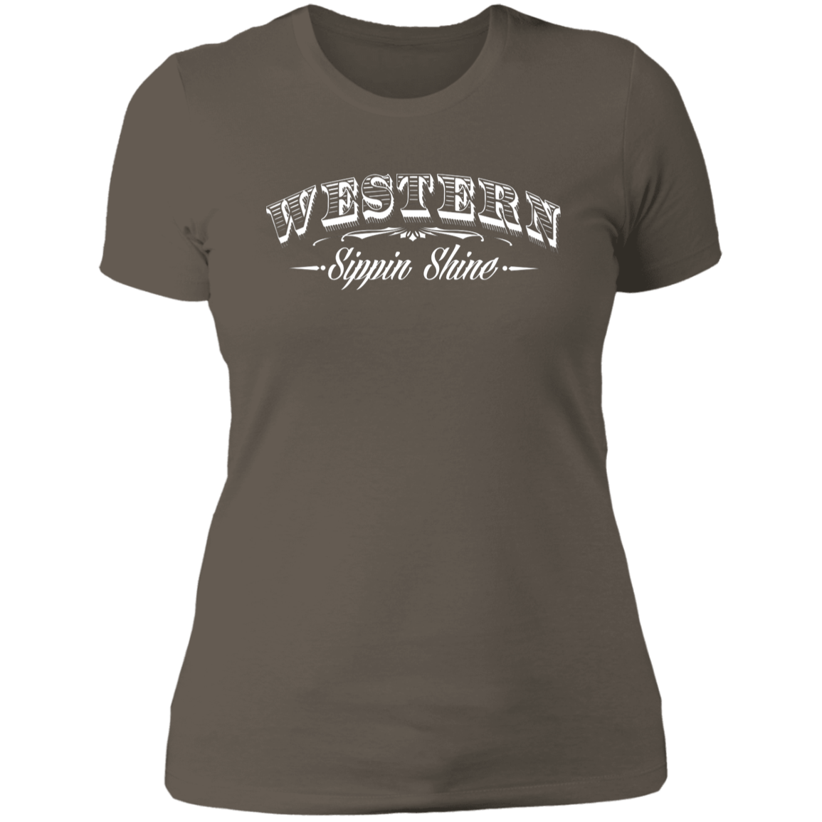 Western Sippin Shine - 3 Hundred Days - Ladies' Boyfriend T-Shirt