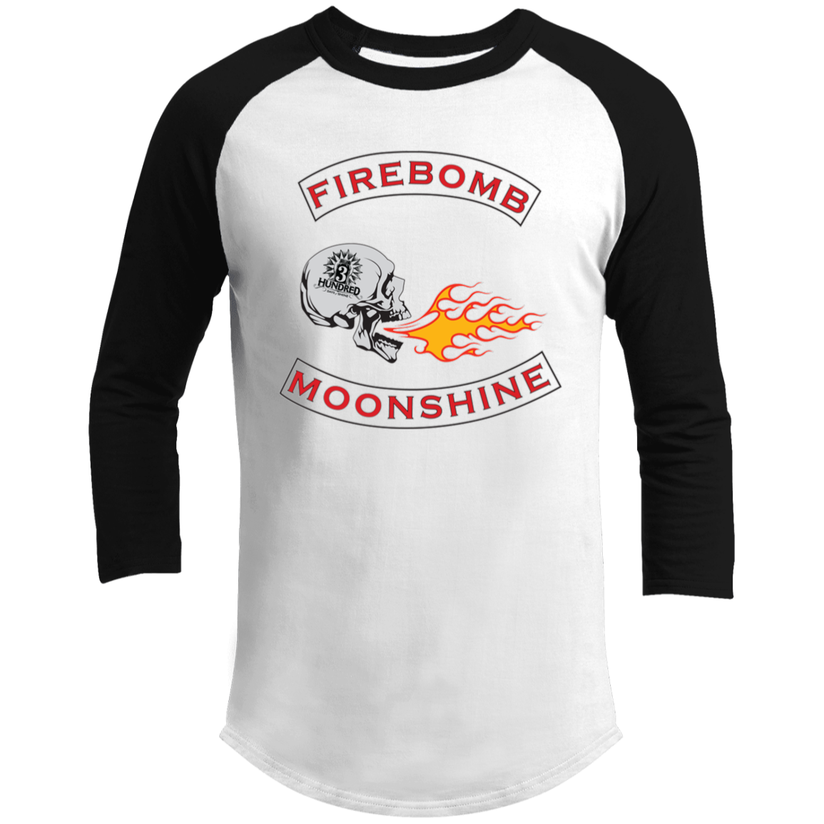 Firebomb - 3 Hundred Days - 3/4 Raglan Sleeve Shirt