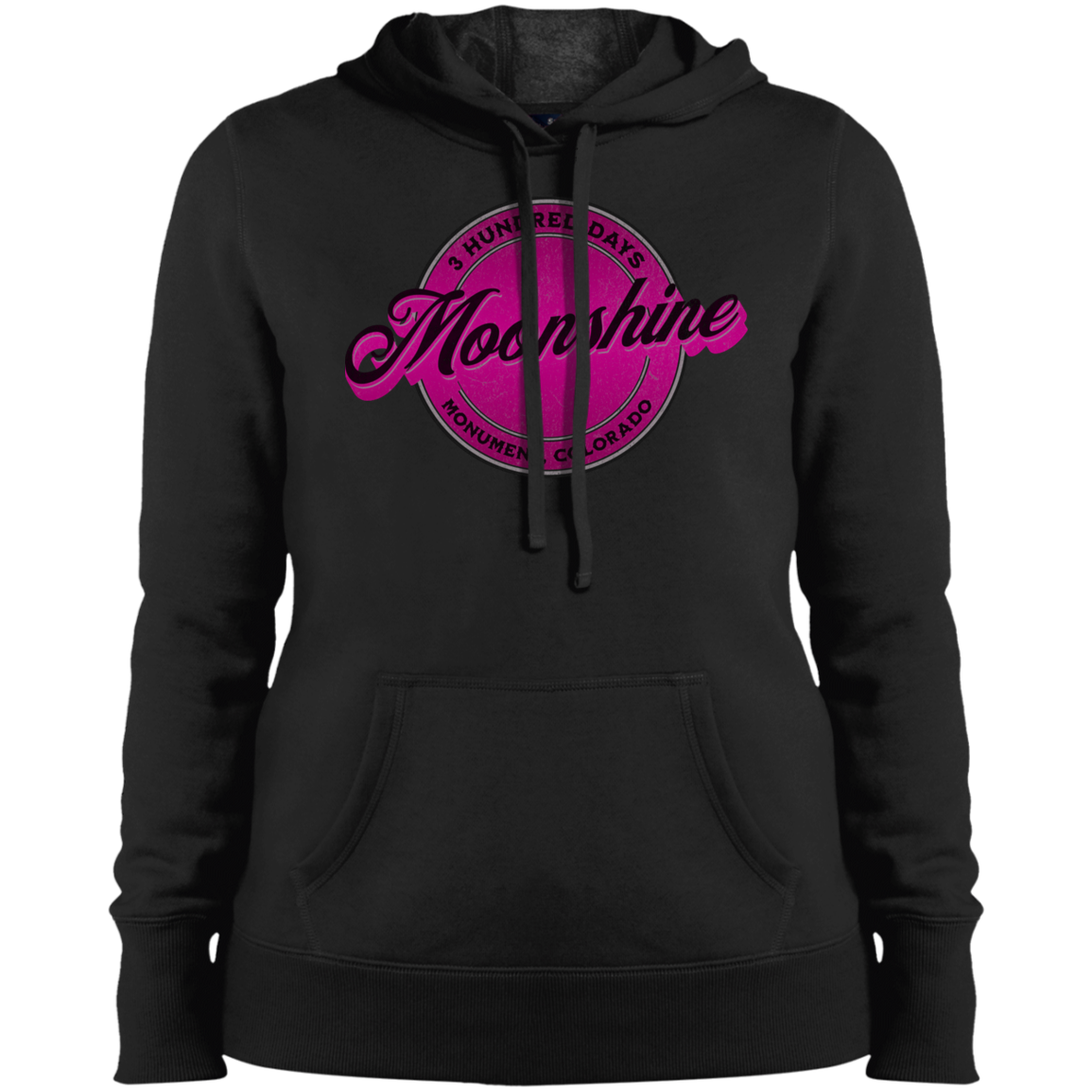 Moonshine - Pink - Ladies' Pullover Hooded Sweatshirt