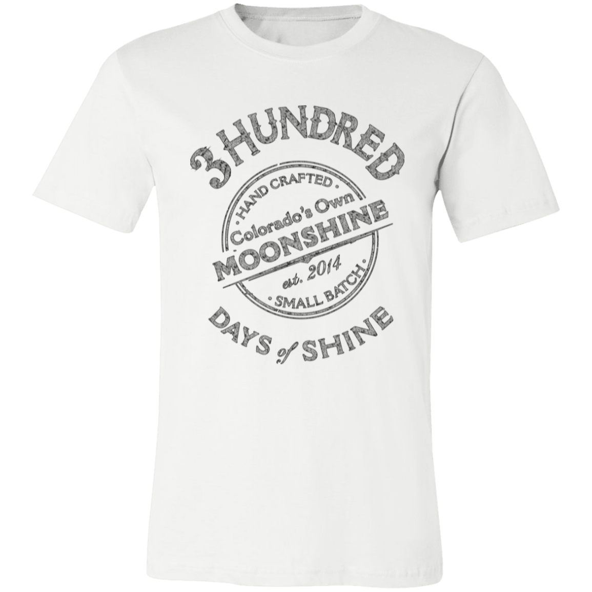 Colorado's Own Moonshine  - Oil - 3 Hundred Days - Unisex Jersey Short-Sleeve T-Shirt