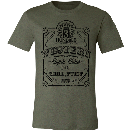 Western Sippin Shine Chill, Twist Sip - 3 Hundred Days - Unisex Jersey Short-Sleeve T-Shirt