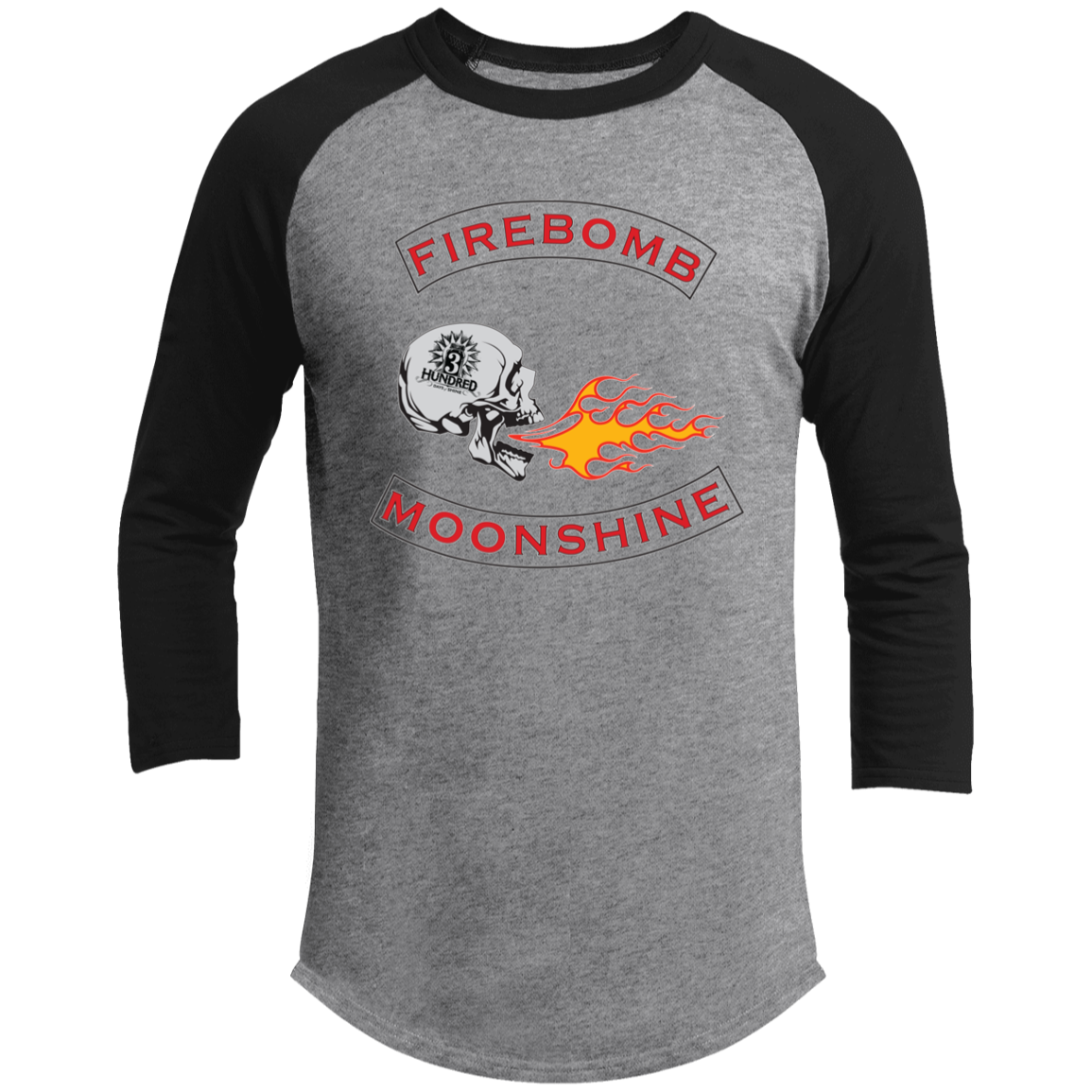 Firebomb - 3 Hundred Days - 3/4 Raglan Sleeve Shirt