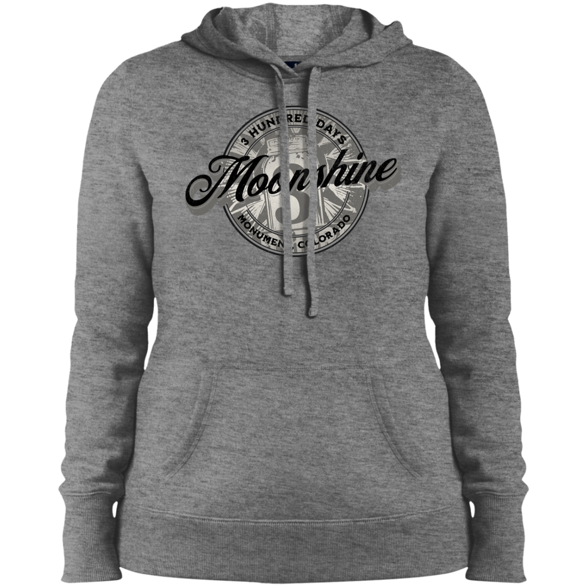 Moonshine - Embossed - Ladies' Pullover Hooded Sweatshirt