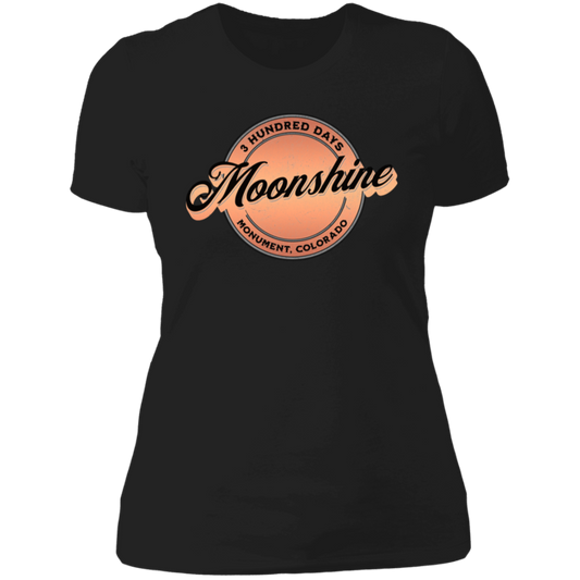 Moonshine - Coral - 3 Hundred Days - Ladies' Boyfriend T-Shirt