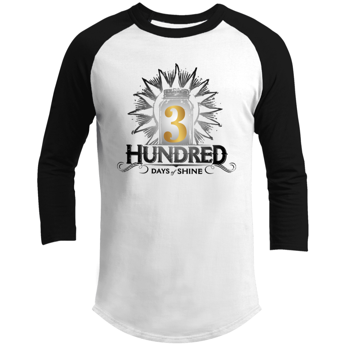 3 Hundred Days - Anniversary Gold - 3/4 Raglan Sleeve Shirt