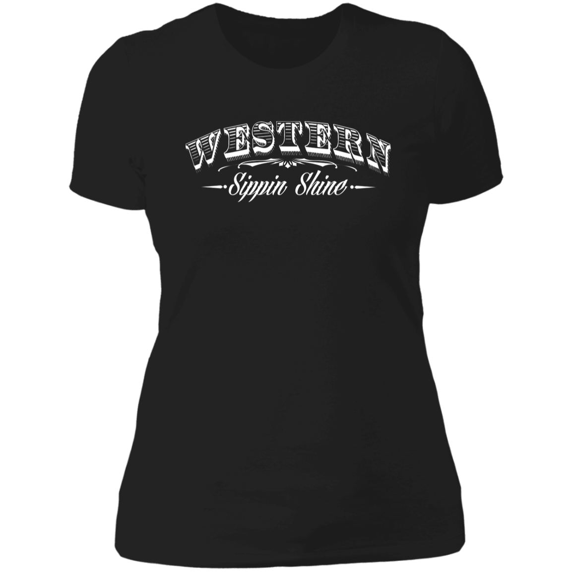 Western Sippin Shine - 3 Hundred Days - Ladies' Boyfriend T-Shirt