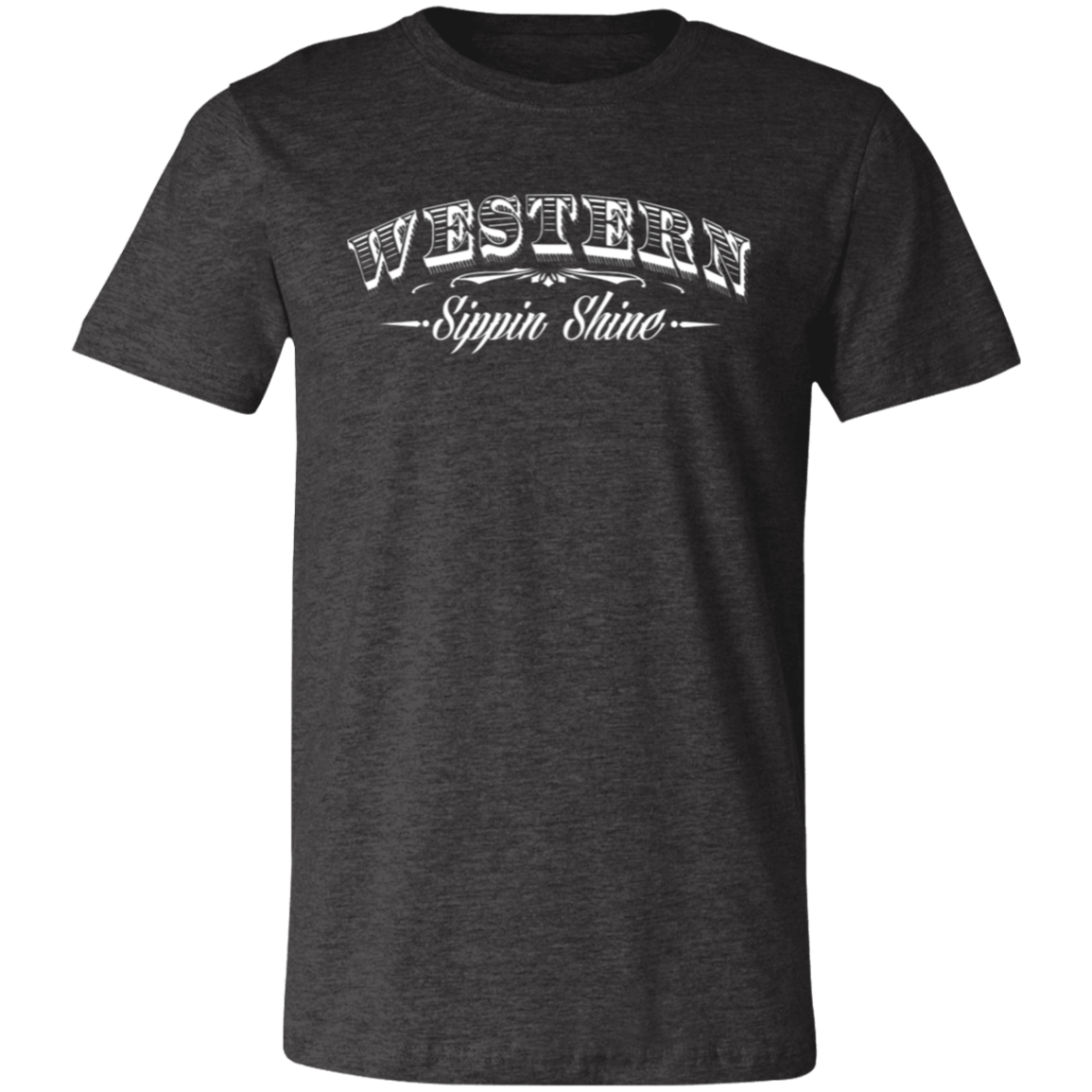 Western Sippin Shine Full Back - 3 Hundred Days - Unisex Jersey Short-Sleeve T-Shirt