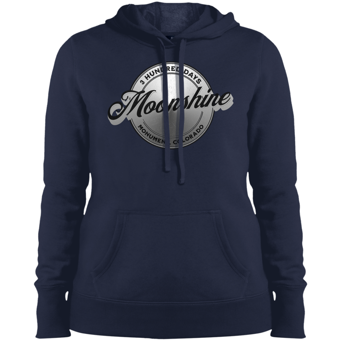 Moonshine - Silver - Ladies' Pullover Hooded Sweatshirt