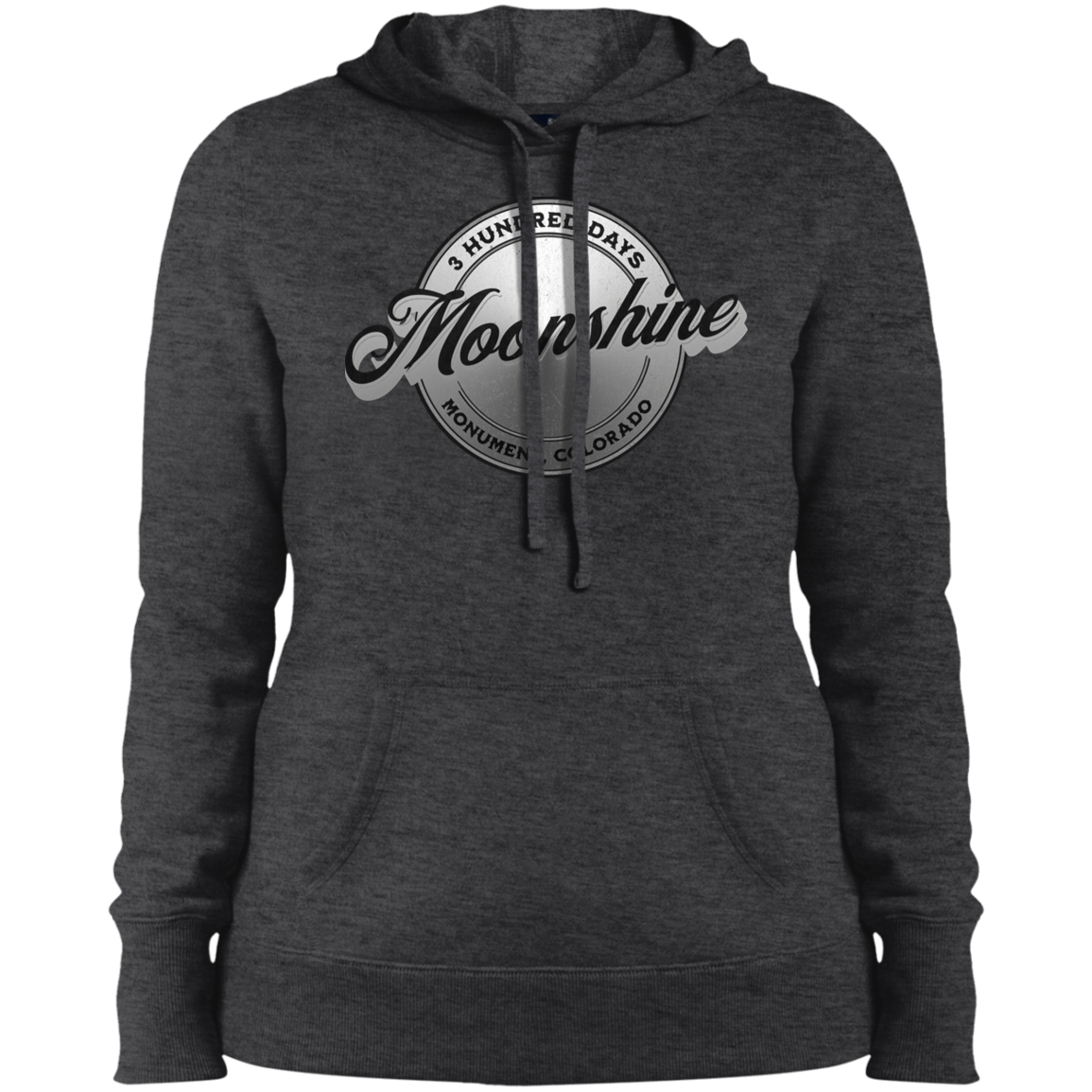 Moonshine - Silver - Ladies' Pullover Hooded Sweatshirt