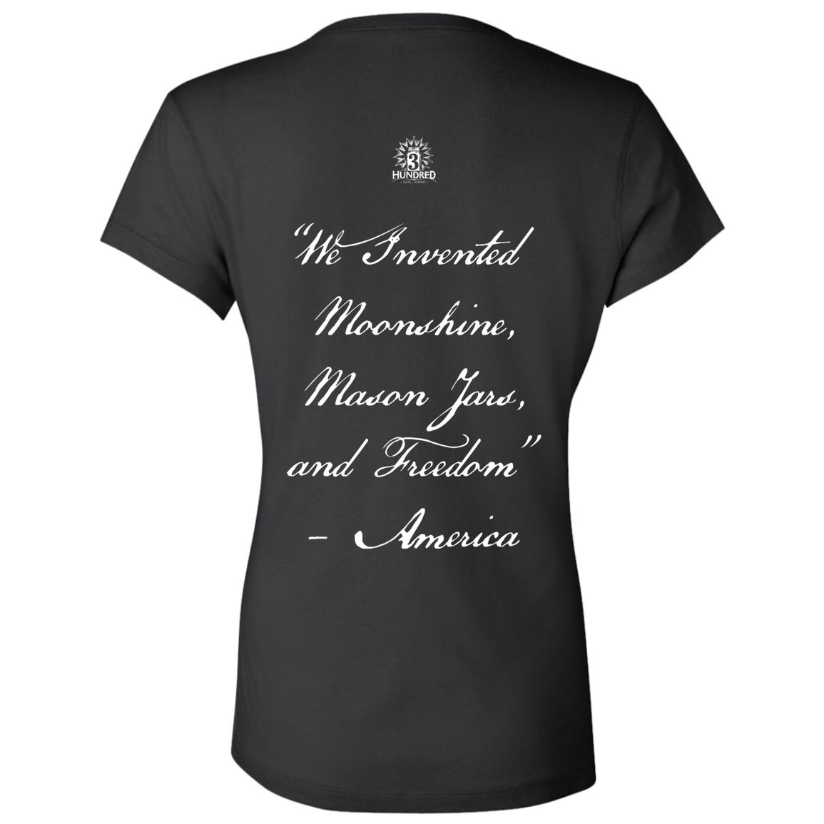 Old America Small - 3 Hundred Days - Ladies' Jersey V-Neck T-Shirt