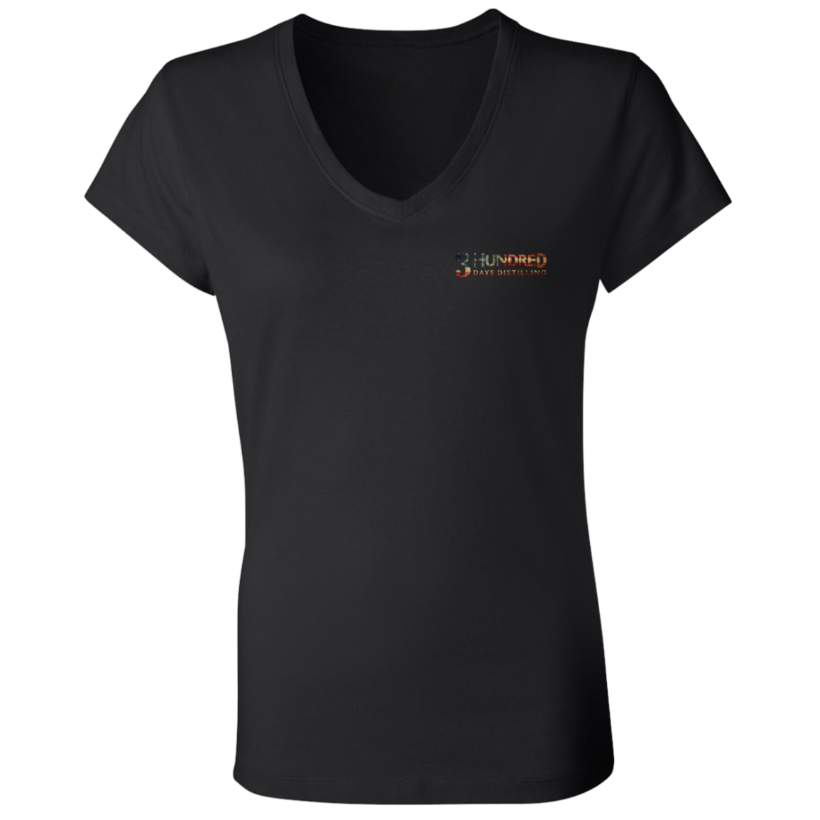 Old America Small - 3 Hundred Days - Ladies' Jersey V-Neck T-Shirt