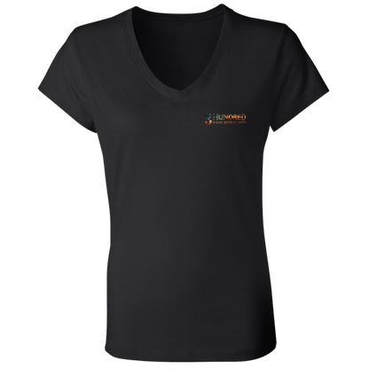 Old America Small - 3 Hundred Days - Ladies' Jersey V-Neck T-Shirt