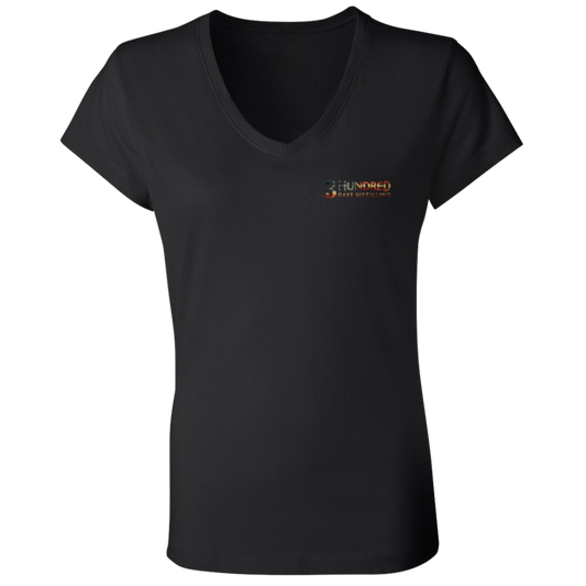 Old America Small - 3 Hundred Days - Ladies' Jersey V-Neck T-Shirt