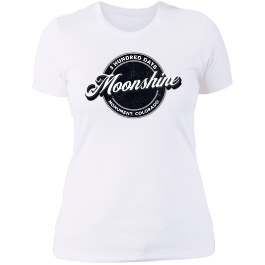 Moonshine - Black - 3 Hundred Days - Ladies' Boyfriend T-Shirt