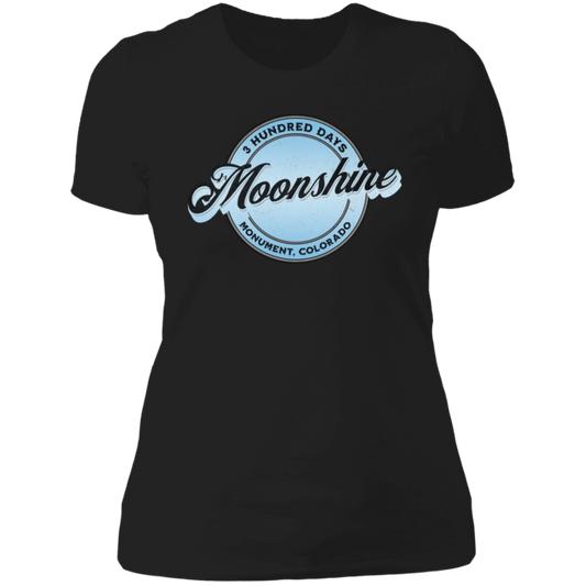 Moonshine - Lt Blue - 3 Hundred Days - Ladies' Boyfriend T-Shirt