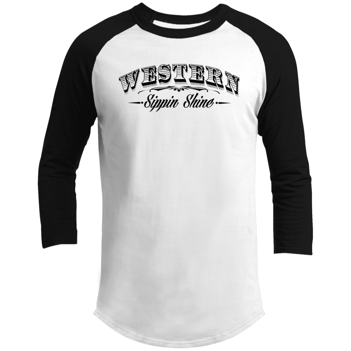 Western Sippin Shine - 3 Hundred Days - 3/4 Raglan Sleeve Shirt