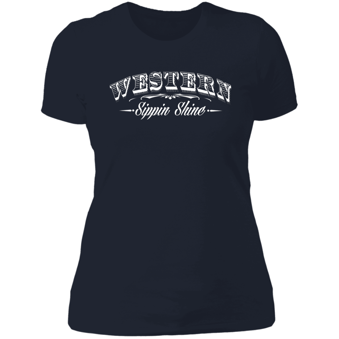 Western Sippin Shine - 3 Hundred Days - Ladies' Boyfriend T-Shirt