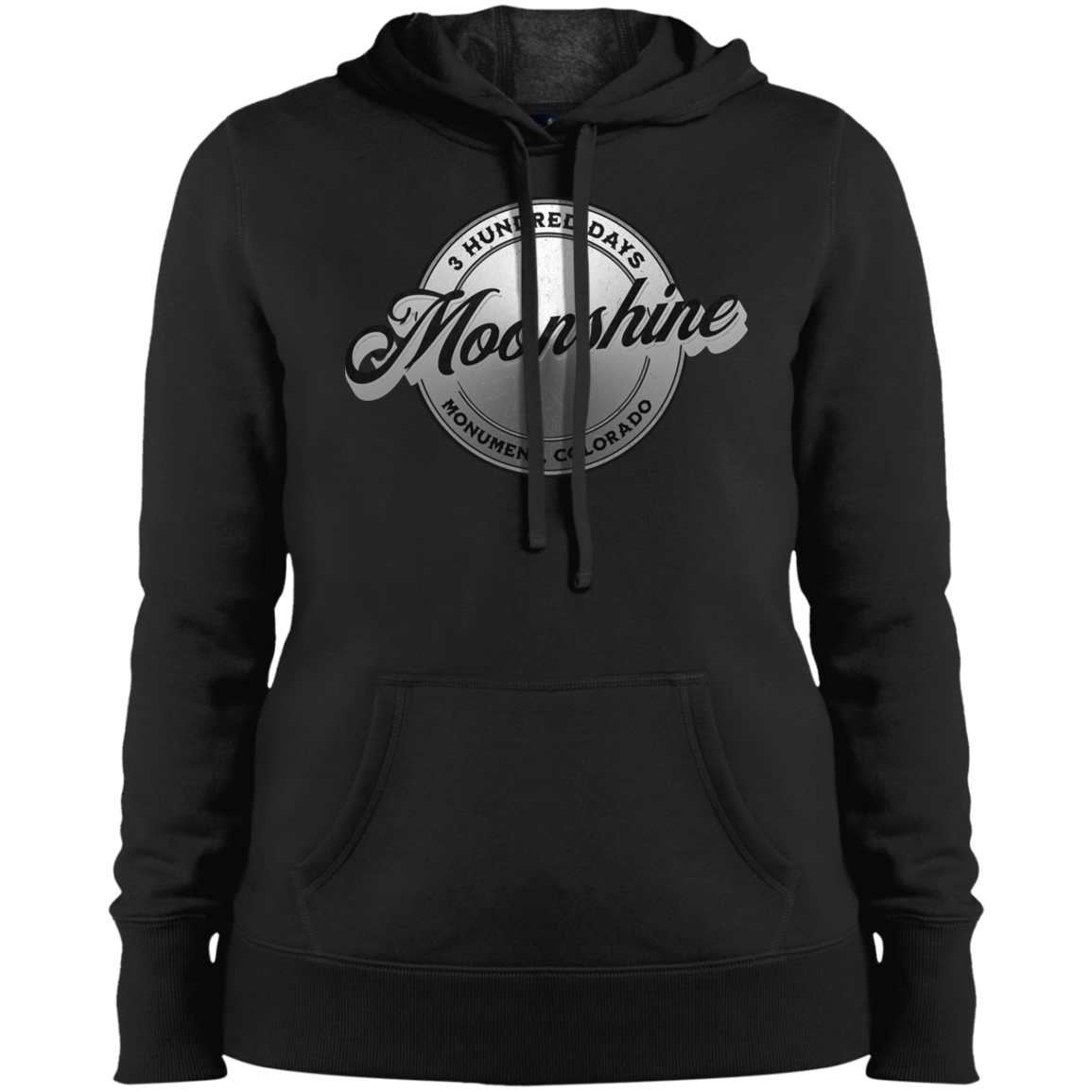 Moonshine - Silver - Ladies' Pullover Hooded Sweatshirt