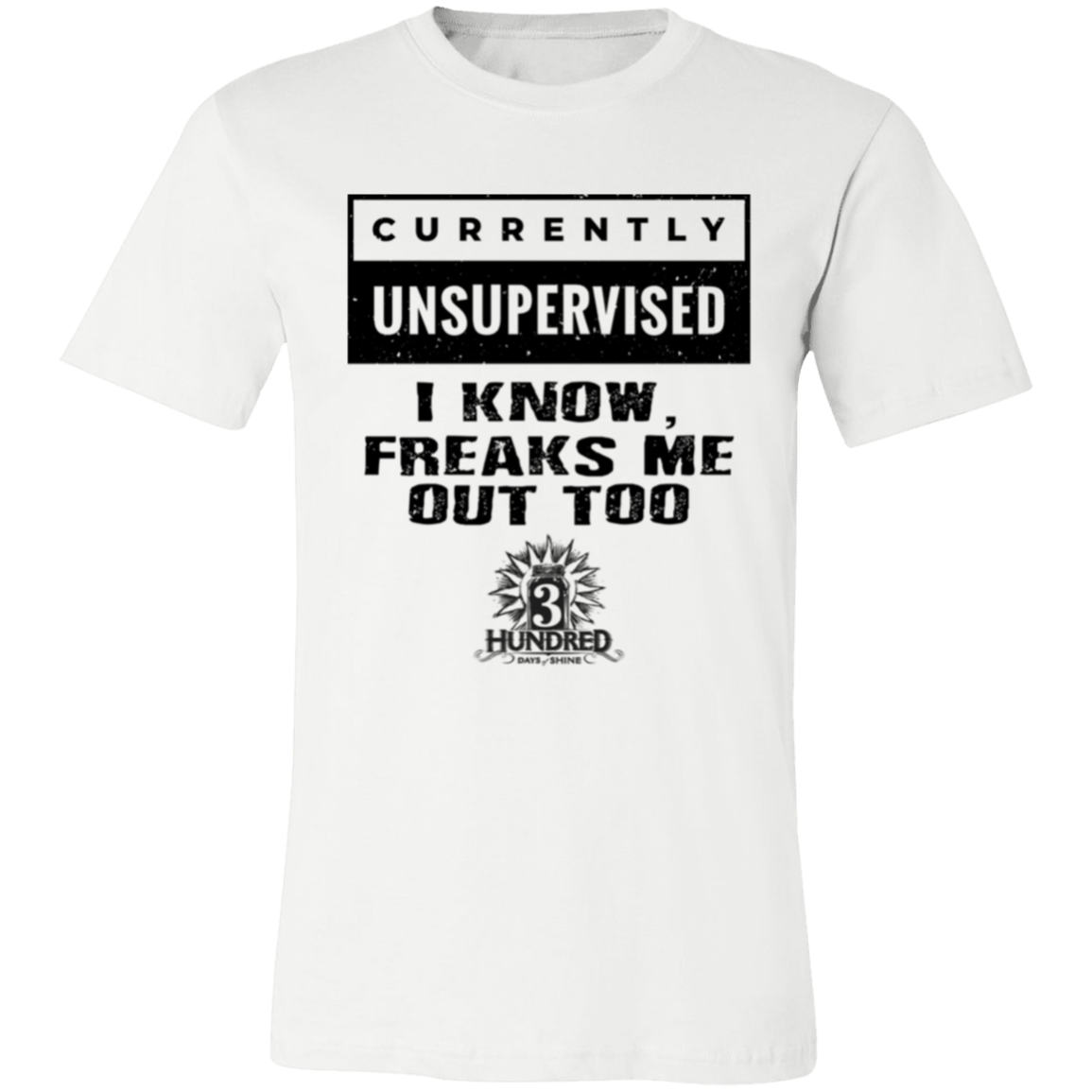 Currently Unsupervised - 3 Hundred Days - Unisex Jersey Short-Sleeve T-Shirt