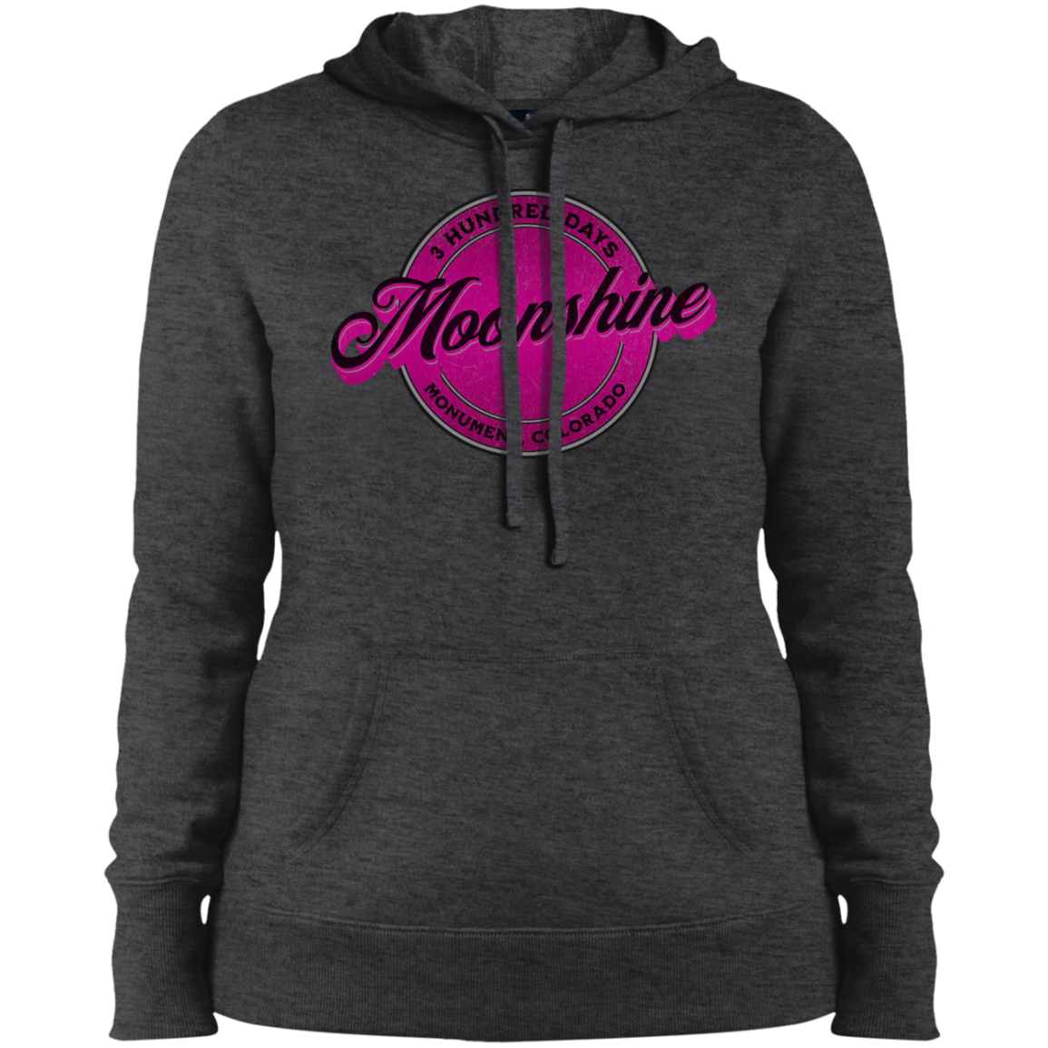 Moonshine - Pink - Ladies' Pullover Hooded Sweatshirt