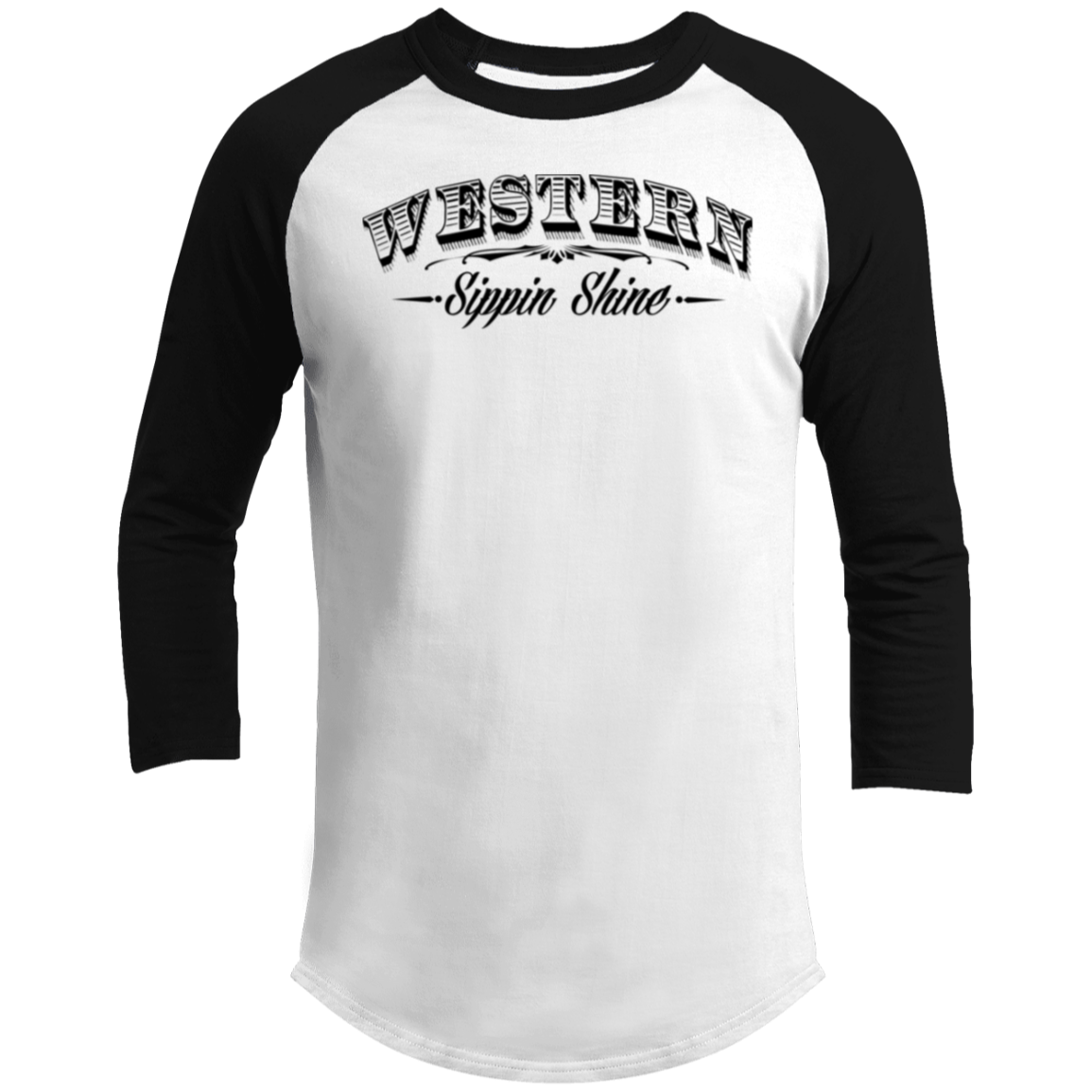 Western Sippin Shine - 3 Hundred Days - 3/4 Raglan Sleeve Shirt