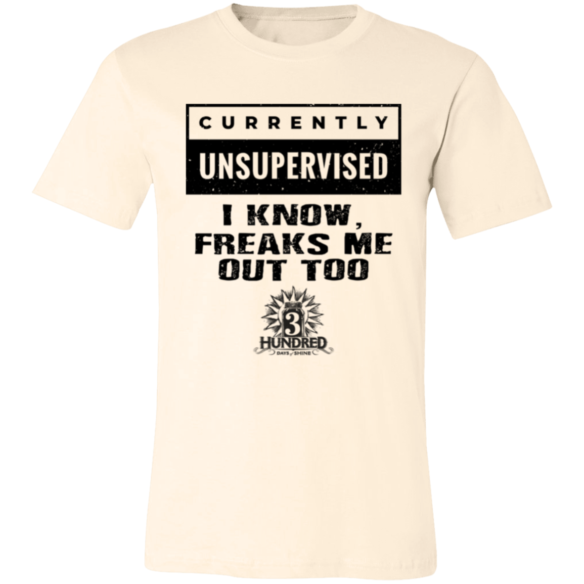 Currently Unsupervised - 3 Hundred Days - Unisex Jersey Short-Sleeve T-Shirt