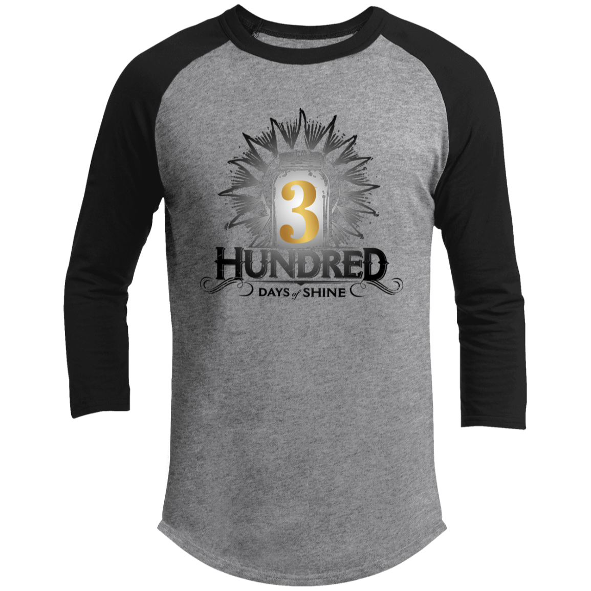 3 Hundred Days - Anniversary Gold - 3/4 Raglan Sleeve Shirt