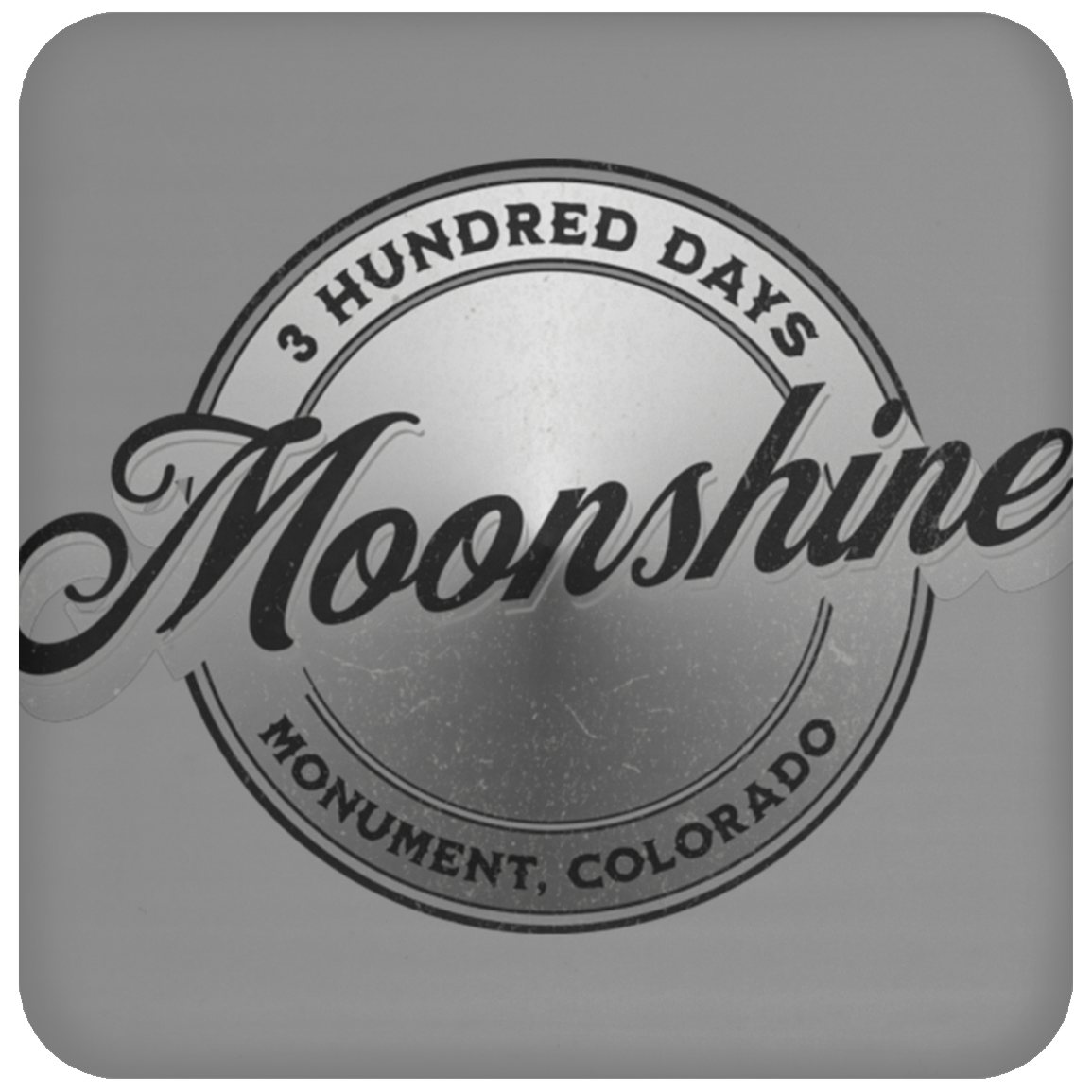 Moonshine - Silver - 3 Hundred Days Coaster