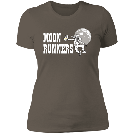 Moon Runners - White - 3 Hundred Days - Ladies' Boyfriend T-Shirt