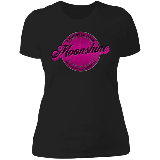 Moonshine - Pink - 3 Hundred Days - Ladies' Boyfriend T-Shirt