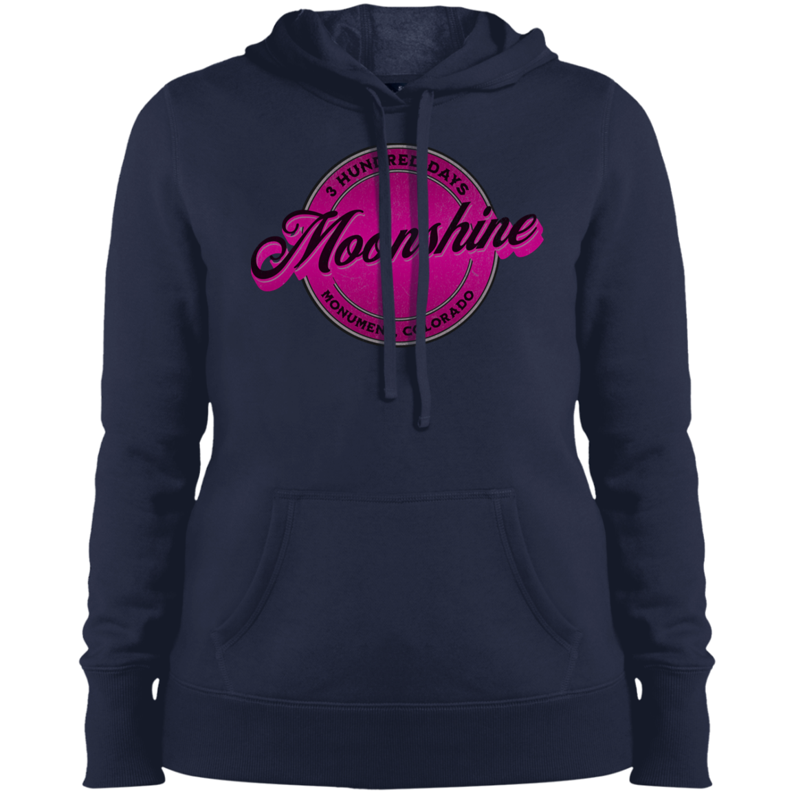 Moonshine - Pink - Ladies' Pullover Hooded Sweatshirt