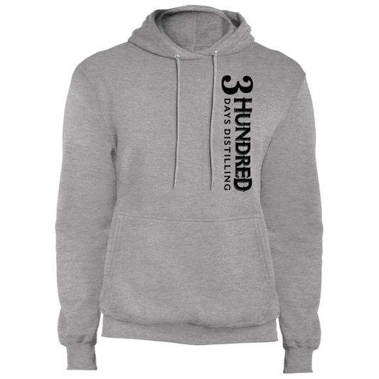 3 Hundred Days Vertical - Black -  Core Fleece Pullover Hoodie