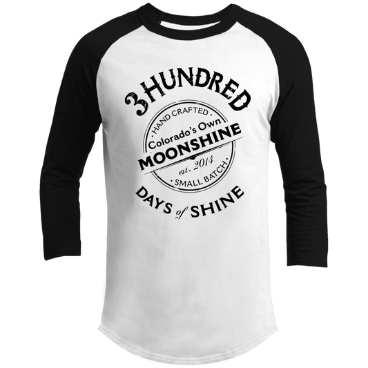 Colorado's Own Moonshine - 3 Hundred Days - 3/4 Raglan Sleeve Shirt