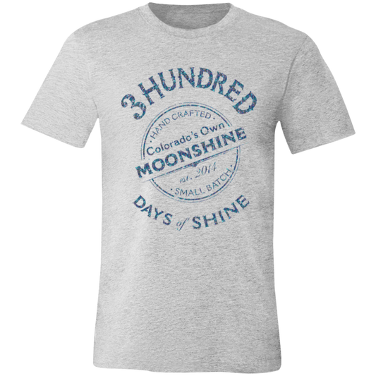 Colorado's Own Moonshine  - Dark Blue - 3 Hundred Days - Unisex Jersey Short-Sleeve T-Shirt