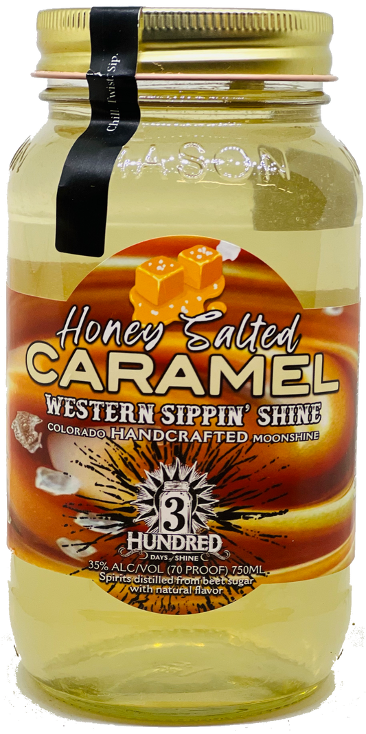 Honey Salted Caramel Moonshine - 3 Hundred Days of Shine