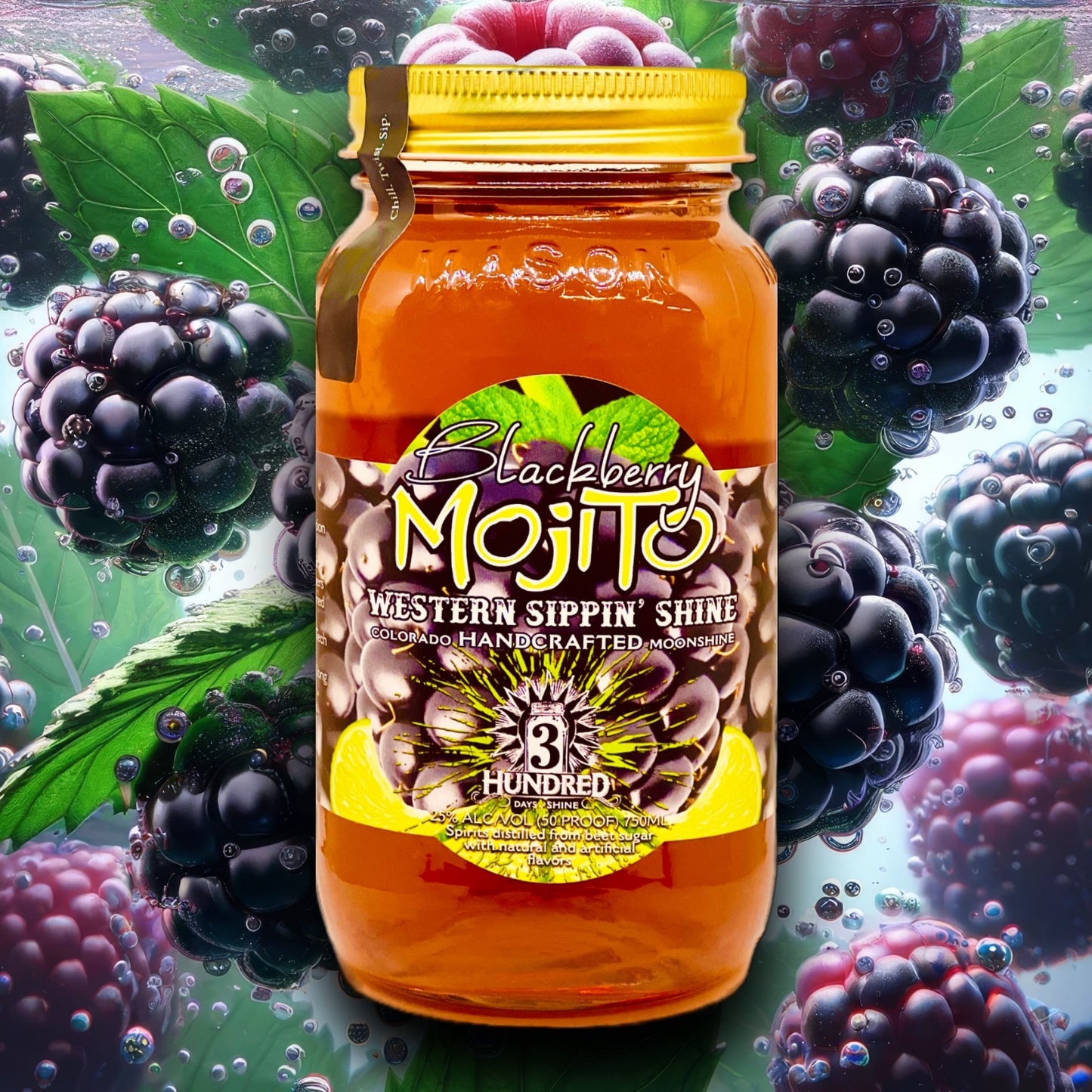 Blackberry Mojito Moonshine - 3 Hundred Days of Shine