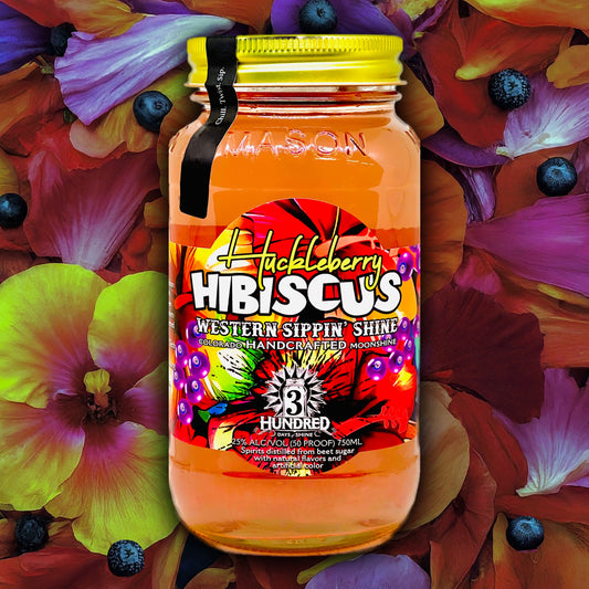 Huckleberry Hibiscus Moonshine - 3 Hundred Days of Shine