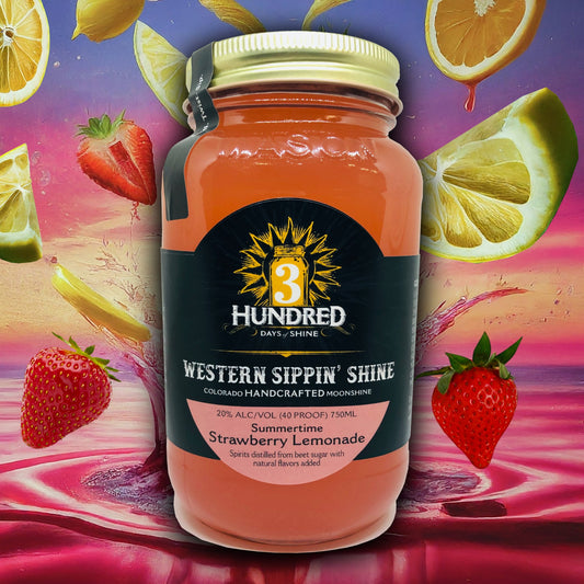 Summertime Strawberry Lemondade Moonshine - 3 Hundred Days of Shine